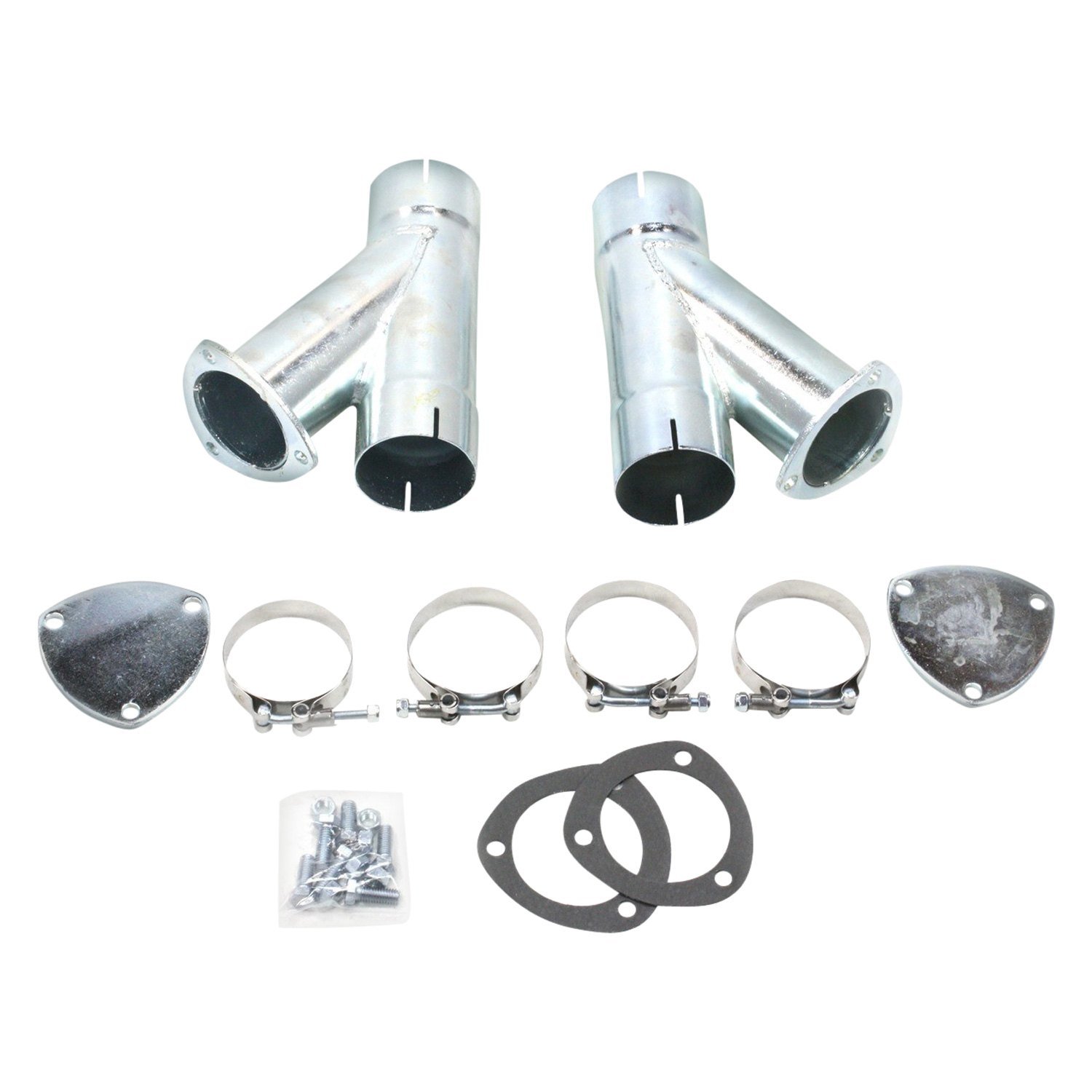 Patriot Exhaust® H1132 Dual Exhaust CutOut Hookup Kit (3" Diameter)