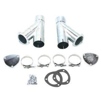 Patriot Exhaust® - Dual Exhaust Cut-Out Hookup Kit (3" Diameter)