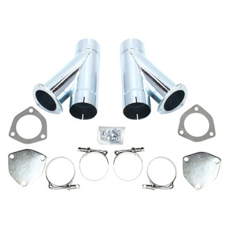 Patriot Exhaust® - Dual Exhaust Cut-Out Hookup Kit (3.5" Diameter)
