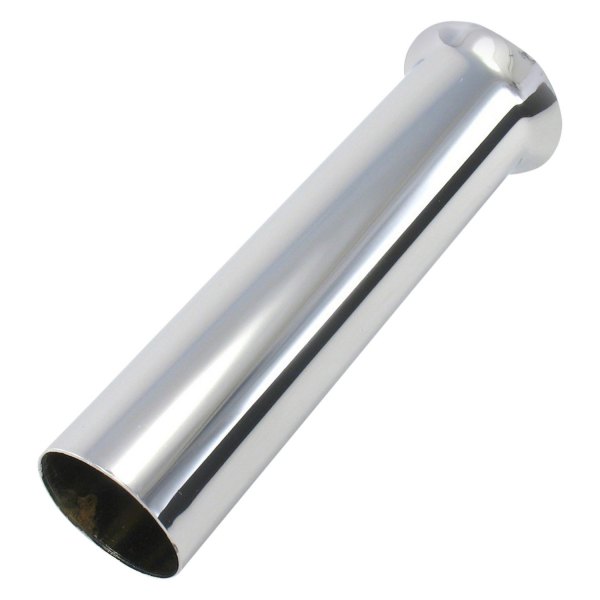 Patriot Exhaust® H1593 - Steel Straight Flare Round Weld-On Polished