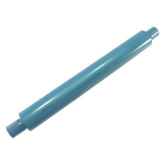Patriot Exhaust® - Steel Round Long Smithy Blue Exhaust Muffler (2.5" ID, 2.5" OD, 26" Length)