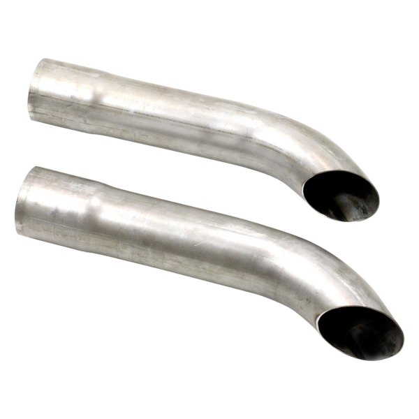 Patriot Exhaust® - Steel Raw Turnout Exhaust Side Pipes
