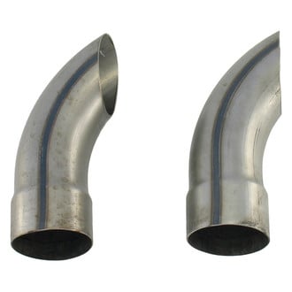 Patriot Exhaust® - Steel Turndown Raw Exhaust Turnouts