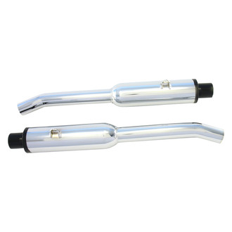 Patriot Exhaust® - Stainless Steel Silver Exhaust Muffler with Tailpipe