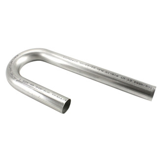 Patriot Exhaust® - 304 SS 180 Degree J-Bend Pipe (1.375" OD, 6" Leg A Length, 12" Leg B Length, 2.5" CLR)