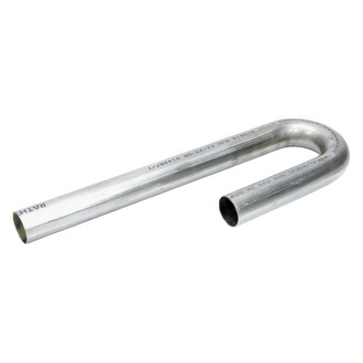 Patriot Exhaust® - 304 SS 180 Degree J-Bend Pipe (1.625" OD, 6" Leg A Length, 12" Leg B Length, 2" CLR)
