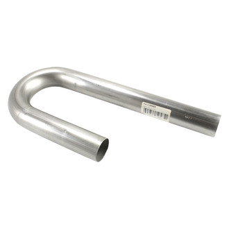 Patriot Exhaust® - 304 SS 180 Degree J-Bend Pipe (1.75" OD, 6" Leg A Length, 12" Leg B Length, 2.5" CLR)