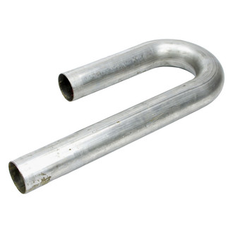 Patriot Exhaust® - 304 SS 180 Degree J-Bend Pipe (1.875" OD, 6" Leg A Length, 12" Leg B Length, 2.5" CLR)