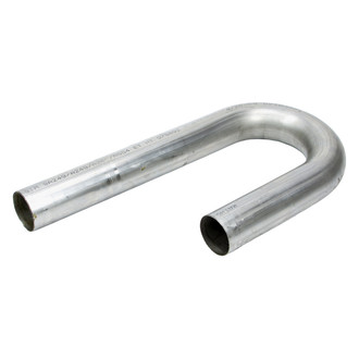 Patriot Exhaust® - 304 SS 180 Degree J-Bend Pipe (2" OD, 6" Leg A Length, 12" Leg B Length, 3" CLR)