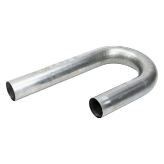Patriot Exhaust® - 304 SS 180 Degree J-Bend Pipe (2.25" OD, 6" Leg A Length, 12" Leg B Length, 3.5" CLR)