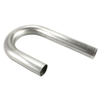 Patriot Exhaust® - 304 SS 180 Degree J-Bend Pipe (2.25" OD, 6" Leg A Length, 12" Leg B Length, 4" CLR)