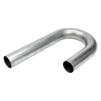 Patriot Exhaust® - 304 SS 180 Degree J-Bend Pipe (2.5" OD, 6" Leg A Length, 12" Leg B Length, 4" CLR)