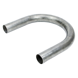 Patriot Exhaust® - 304 SS 180 Degree U-Bend Pipe (2" OD, 6" Leg A Length, 6" Leg B Length, 6" CLR)