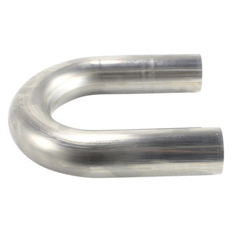 Patriot Exhaust® - 304 SS 180 Degree U-Bend Pipe (2.25" OD, 6" Leg A Length, 6" Leg B Length, 3.5" CLR)
