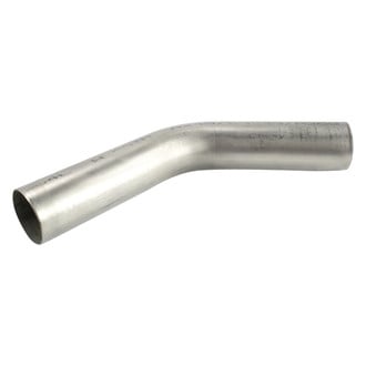 Patriot Exhaust® - 304 SS 45 Degree U-Bend Pipe (2.25" OD, 6" Leg A Length, 6" Leg B Length, 3.5" CLR)