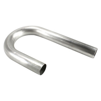 Patriot Exhaust® - 304 SS 180 Degree J-Bend Pipe (2" OD, 6" Leg A Length, 12" Leg B Length, 3" CLR)