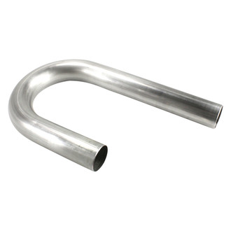 Patriot Exhaust® - 304 SS 180 Degree J-Bend Pipe (2.125" OD, 6" Leg A Length, 12" Leg B Length, 3" CLR)