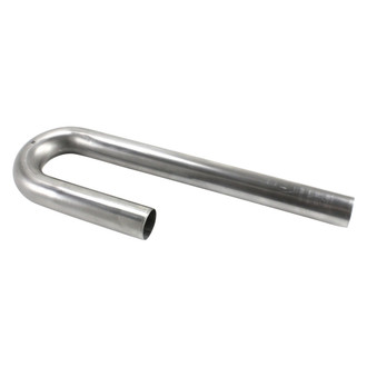 Patriot Exhaust® - Mild Steel 180 Degree J-Bend Pipe (1.5" OD, 6" Leg A Length, 15" Leg B Length, 2" CLR)