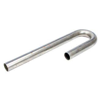 Patriot Exhaust® - Mild Steel 180 Degree J-Bend Pipe (1.5" OD, 6" Leg A Length, 15" Leg B Length, 2" CLR)