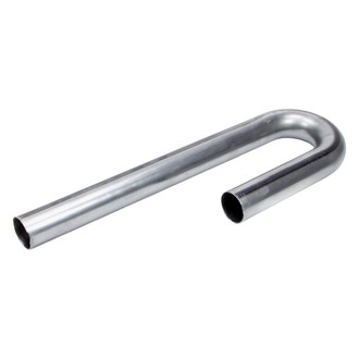 Patriot Exhaust® - Mild Steel 180 Degree J-Bend Pipe (1.625" OD, 6" Leg A Length, 15" Leg B Length, 2" CLR)