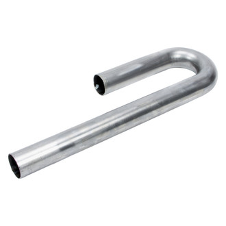 Patriot Exhaust® - Mild Steel 180 Degree J-Bend Pipe (1.625" OD, 6" Leg A Length, 15" Leg B Length, 2" CLR)