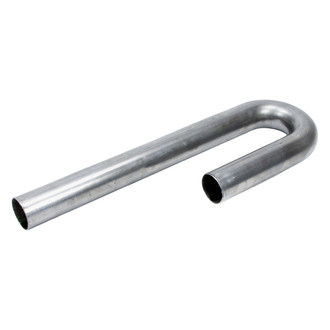 Patriot Exhaust® - Mild Steel 180 Degree J-Bend Pipe (1.75" OD, 6" Leg A Length, 15" Leg B Length, 2" CLR)