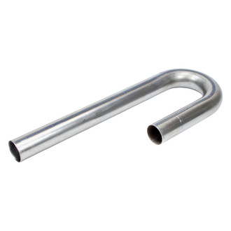 Patriot Exhaust® - Mild Steel 180 Degree J-Bend Pipe (1.75" OD, 6" Leg A Length, 15" Leg B Length, 2.5" CLR)