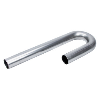 Patriot Exhaust® - Mild Steel 180 Degree J-Bend Pipe (1.875" OD, 6" Leg A Length, 15" Leg B Length, 2.5" CLR)