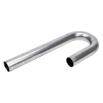 Patriot Exhaust® - Mild Steel 180 Degree J-Bend Pipe (2" OD, 6" Leg A Length, 15" Leg B Length, 3" CLR)