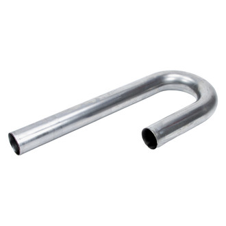 Patriot Exhaust® - Mild Steel 180 Degree J-Bend Pipe (2" OD, 6" Leg A Length, 15" Leg B Length, 3" CLR)