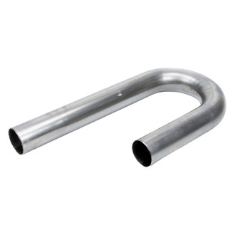 Patriot Exhaust® - Mild Steel 180 Degree J-Bend Pipe (2.25" OD, 6" Leg A Length, 15" Leg B Length, 3.5" CLR)