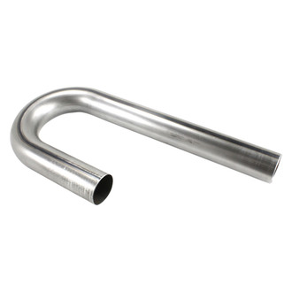 Patriot Exhaust® - Mild Steel 180 Degree J-Bend Pipe (2.5" OD, 6" Leg A Length, 15" Leg B Length, 4" CLR)