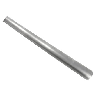 Patriot Exhaust® - Steel Megaphone Style Round Straight Cut Weld-On Exhaust Tip