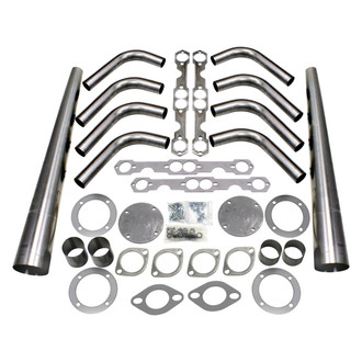 Patriot Exhaust® - Lakester Steel Weld-Up Exhaust Kit