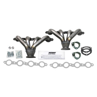 Patriot Exhaust® - Raw Tight Tuck Street Rod Exhaust Headers