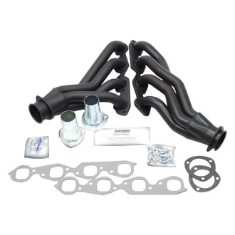 Patriot Exhaust® - Clippster Steel Hi-Temp Black Coated Mid-Length Tube Exhaust Headers