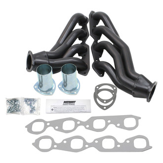 Patriot Exhaust® - Clippster Steel Hi-Temp Black Coated Mid-Length Tube Exhaust Headers
