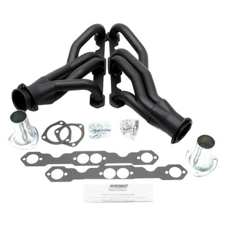 Patriot Exhaust® - Clippster Steel Hi-Temp Black Coated Mid-Length Tube Exhaust Headers