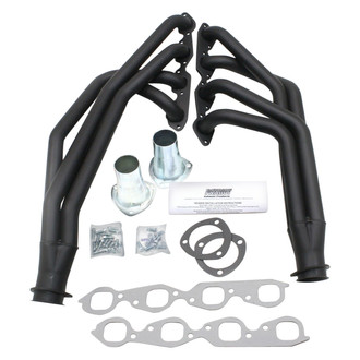 Patriot Exhaust® - Tri-5 Hi-Temp Black Coated Exhaust Headers