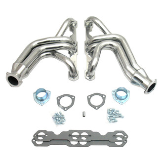 Patriot Exhaust® - Tri-5 Steel Metallic Ceramic Coated Mid-Length Tube Exhaust Headers