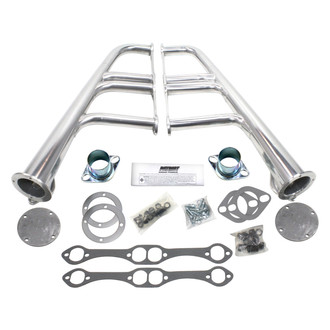 Patriot Exhaust® - Classic Style Metallic Ceramic Coated Lakester Exhaust Headers