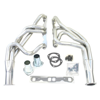 Patriot Exhaust® - Tri-5 Steel Metallic Ceramic Coated Long Tube Exhaust Headers