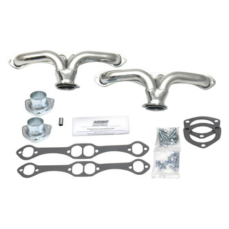 Patriot Exhaust® - Steel Metallic Ceramic Coated Tight Tuck Street Rod Exhaust Headers