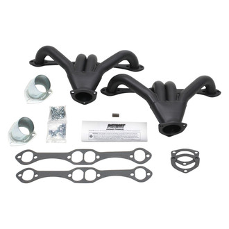 Patriot Exhaust® - Steel Hi-Temp Black Coated Tight Tuck Street Rod Exhaust Headers