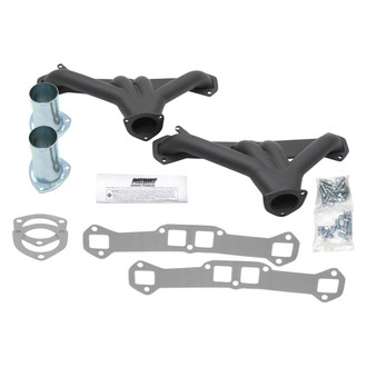 Patriot Exhaust® - Steel Hi-Temp Black Coated Tight Tuck Street Rod Exhaust Headers