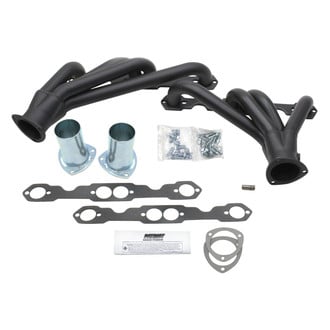 Patriot Exhaust® - Clippster Steel Hi-Temp Black Coated Mid-Length Tube Exhaust Headers