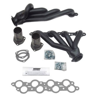 Patriot Exhaust® - Clippster Steel Hi-Temp Black Coated Mid-Length Tube Exhaust Headers