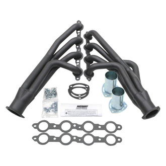 Patriot Exhaust® - Hi-Temp Black Coated Short Tube Exhaust Headers