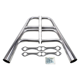Patriot Exhaust® - Traditional Style Metallic Ceramic Coated Lakester Exhaust Headers