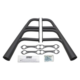 Patriot Exhaust® - Traditional Style Hi-Temp Black Coated Lakester Exhaust Headers